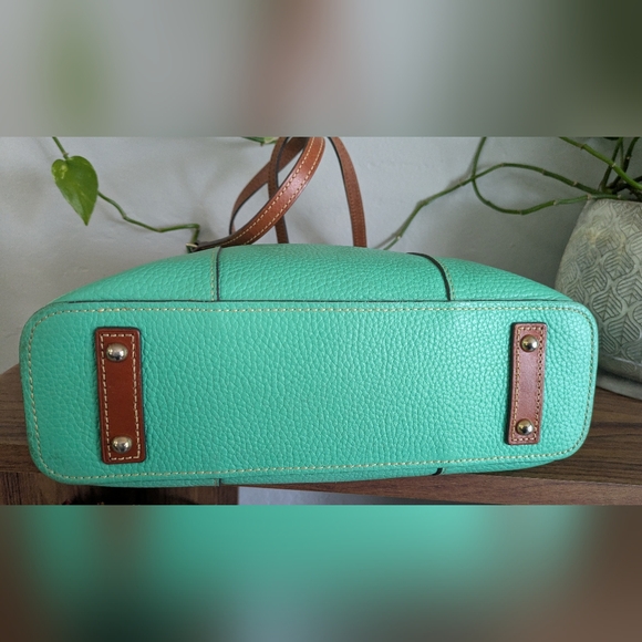 Dooney & Bourke Pebble Grain Leather Shoulder Bag - Picture 14 of 14